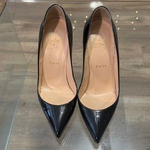 Christian Louboutin Black patent Pigalle Follies